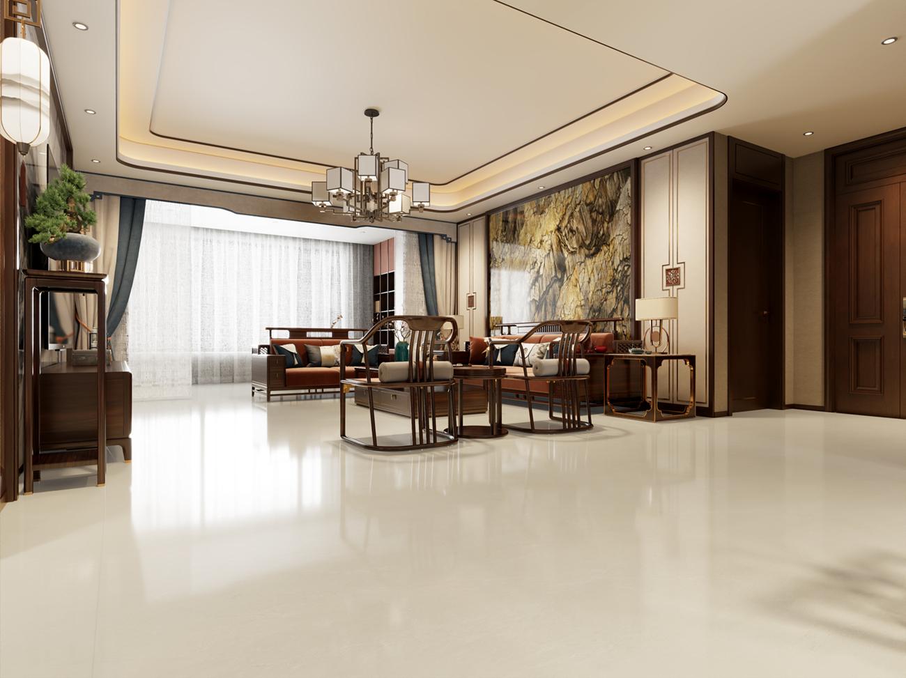 風(fēng)頭勁熱 | 能強(qiáng)瓷磚【極致理石】不一樣的新中式！